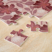 Puzzle Cadeau floral personnalisé et sur mesure pour la f (Côté)