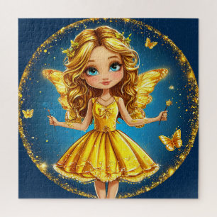 Puzzle Cadeau magique de fée fantaisiste pour filles