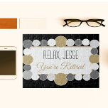 Puzzle Cadeau personnalisé ! casse-tête de la RETRAITE<br><div class="desc">Idée cadeau de retraite</div>