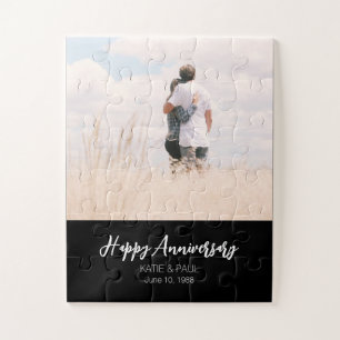 Puzzle Cadeau personnalisé photo moderne et élégant pour