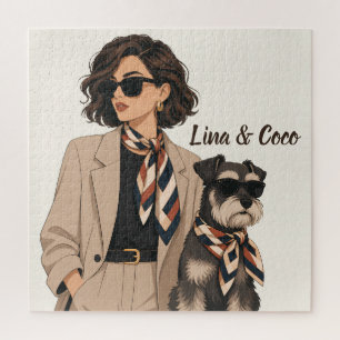 Puzzle "Cadeau personnalisé pour maman de chien" "Proprié
