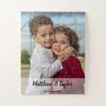 Puzzle Cadeau photo pour frères et soeurs personnalisés<br><div class="desc">Surprenez vos enfants avec leur propre puzzle. Voyez leur excitation dans la pièce de ce puzzle ensemble. Personnalisez ce puzzle avec une photo spéciale et leurs noms. Frame-le après ou joue-le encore, encore et encore. Customisez l'approbation avec votre nom. De maman et papa. Donnez-le à d'autres enfants spéciaux dans votre...</div>