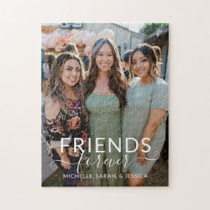 Puzzle Cadeau photo pour toujours amis