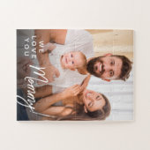 Puzzle Cadeau pour maman Idea Photo de maman personnalisé (Horizontal)