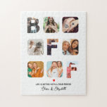 Puzzle Cadeaux BFF personnalisés Photo Collage Bestie<br><div class="desc">Cadeaux BFF personnalisés Photo Collage Bestie</div>