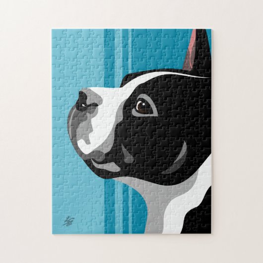 Puzzle Cadeaux de Boston Terrier (Vertical)