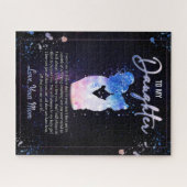 Puzzle Cadeaux de fille | Lettre À Ma Fille De Maman (Horizontal)