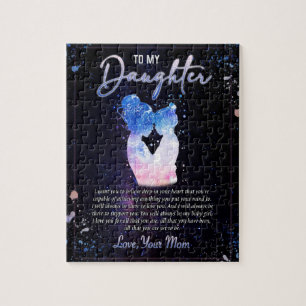Puzzle Cadeaux de fille   Lettre À Ma Fille De Maman