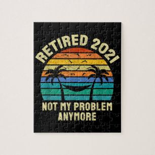 Puzzle Cadeaux de retraite Vintage Retraité 2021