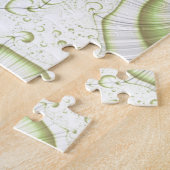 Puzzle Cadeaux design minimaliste blanc accessoires (Côté)