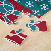 Puzzle Cadeaux enrobés suédois modernes personnalisés (Côté)