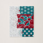 Puzzle Cadeaux enrobés suédois modernes personnalisés (Vertical)