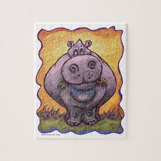 Puzzle Cadeaux et accessoires Hippopotamus (Vertical)