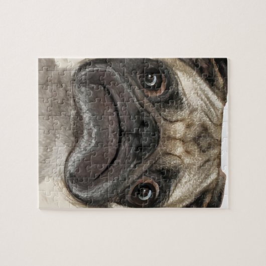 Puzzle Cadeaux Grumpy Puggy (Horizontal)