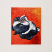 Puzzle Cadeaux mignons de chiot de Boston Terrier (Vertical)