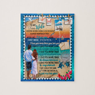 Puzzle Cadeaux pour femme Lettre à ma femme amour de mo