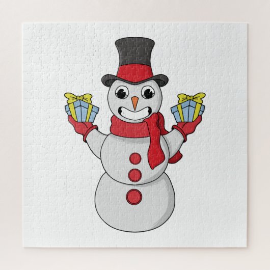 Puzzle Cadeaux pour vous de Snowman (Vertical)