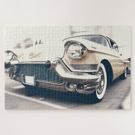 Puzzle Cadillac classique américain (Horizontal)