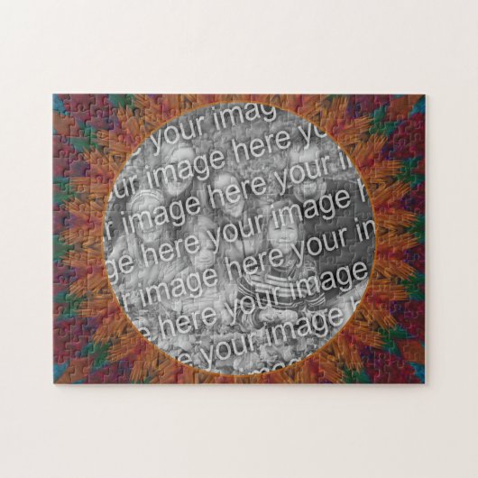 Puzzle Cadre d'art Abstrait de la nature Créez votre prop (Horizontal)