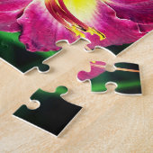 Puzzle Cadre de fleurs journalières Créez votre propre ph (Côté)