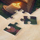 Puzzle Cadre de forêt enchantée avec fées (Côté)