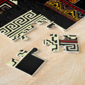 Puzzle Cadre Ethnique Abstrait Conception transparente (Côté)