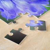 Puzzle Cadre Fleur Gentien Bleu Ajouter Votre Propre Phot (Côté)
