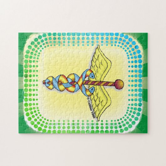 Puzzle Caduceus (Horizontal)