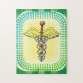 Puzzle Caduceus (Vertical)
