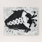 Puzzle caduceus anatomic (Horizontal)