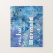 Puzzle Café amusant + Citation de sirène Définition de Se (Vertical)