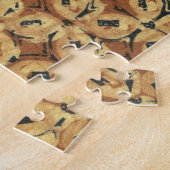 Puzzle Café Bean Batik Art Motif Design (Côté)