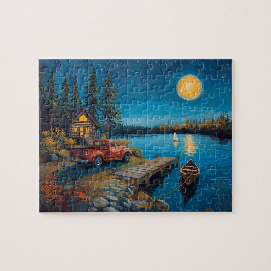Puzzle Café du lac de Côme Rue Pavée (Horizontal)
