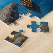 Puzzle Café du lac de Côme Rue Pavée (Côté)