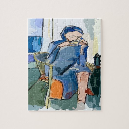 Puzzle Café du matin, (Vertical)