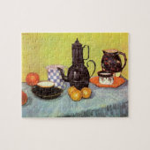 Puzzle Café en émail bleu par Vincent van Gogh (Horizontal)