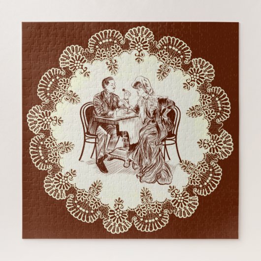 Puzzle café et amour (Vertical)