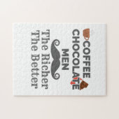 Puzzle Café Lover Chocolat Hommes Plus Riche (Horizontal)
