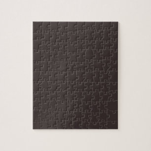 Puzzle Café noir (couleur solide)