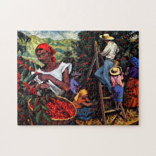 Puzzle "Café Pickers" (Horizontal)