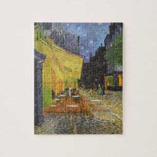Puzzle Café Terrasse à la nuit par Van Gogh