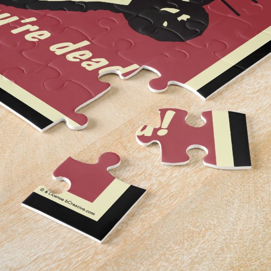 Puzzle Café! Tu peux dormir quand tu es mort ! (Côté)