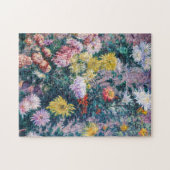 Puzzle Caillebotte - Chrysanthèmes blancs et jaunes (Horizontal)