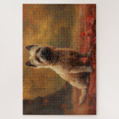 Puzzle Cairn Terrier en automne Leaves automne Inspire (Vertical)