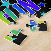 Puzzle "CAITLIN" Prénom, Amusant "HEUREUX ANNIVERSAIRE" (Côté)