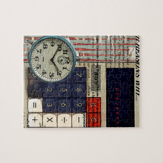 Puzzle Calculateur comptable comptable conseiller en math (Horizontal)