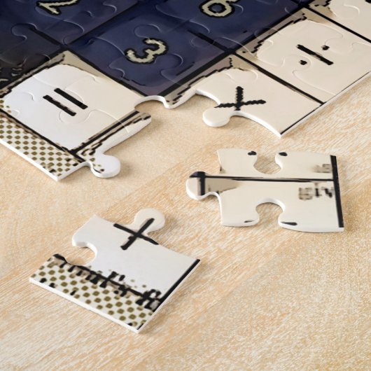 Puzzle Calculateur comptable comptable conseiller en math (Côté)