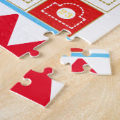 Puzzle Calendrier d'avènement vintage (Côté)