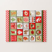 Puzzle Calendrier de l'Avent de Noël (Horizontal)
