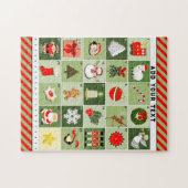Puzzle Calendrier de l'Avent de Noël (Horizontal)